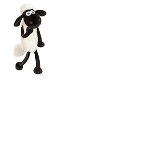 Peluche Shaun le Mouton de 50cm blanc - Doudou en peluche, mignonne peluche à câliner, pour jouer, pour enfants et adultes, une excellente idée de cadeau