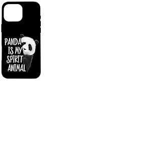Panda is My Spirit Animal Dessin de Panda fantaisiste Coque pour iPhone 16 Pro Max
