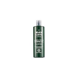 ManCave Amber Vetiver Gel douche pour hommes, 500 ml, ingr&eacute;dients naturels, v&eacute;g&eacute;talien, respectueux de l'environnement et sans cruaut&eacute;, gel douche revigorant pour hommes avec ambre riche