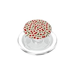 Cherry on Top Red Cherries Floral PopSockets PopGrip pour MagSafe