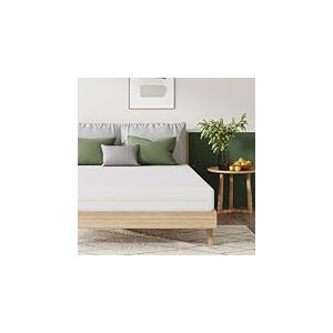 Novilla Matelas 90x190, 14CM, Matelas en Mousse en Matériau Bambou, Certifié Sûr et Fiable par CertiPUR-US et Oeko-TEX, Démontable et Lavable, Tissu Doux pour La Peau, Soutien Confortable