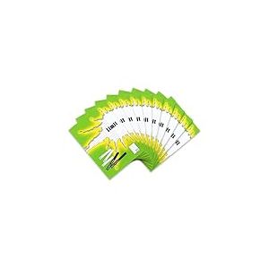 Limit Lot de 10 cahiers d'écolier A4 Linéature 25 – Ligné avec marge 16 pages Vert
