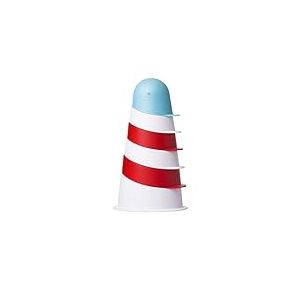 Ubbi Lighthouse Stacking Cups Bath Toys, Includes 6 Cups, Toddler Bathtub Toys, Dishwasher Safe Baby Toys