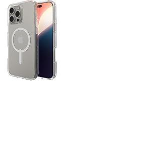 ZAGG Crystal Palace Snap Coque Renforc&eacute;e en Graph&egrave;ne pour iPhone 16 Pro Max [6.9 Pouces], Compatible MagSafe, Anti-jaunissement, R&eacute;sistant aux Rayures, Coque de t&eacute;l&eacute;phone Anti-Choc (Transparent)