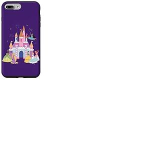 Disney Princess Castle Birthday Cake Birthday Party Gift Coque pour iPhone 7 Plus/8 Plus