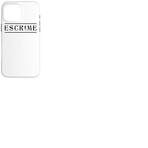 Escrimeur Jeu d'escrime Fencer game sportive French Escrime Coque pour iPhone 16 Pro Max