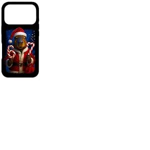 Funny 67 Santa Capybara Six Seven Ironic Christmas Meme Coque pour iPhone 17 Pro