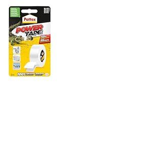 Pattex Power Tape adh&egrave;re 1658221 Ruban adh&eacute;sif, 5 m, blanc