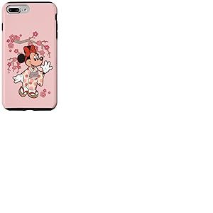 Disney Minnie Mouse in Kimono Cherry Blossoms Spring Sakura Coque pour iPhone 7 Plus/8 Plus