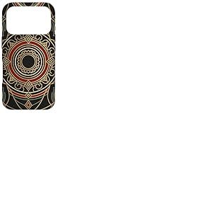 Motifs de Casino de Luxe Art D&eacute;co &Eacute;l&eacute;gant G&eacute;om&eacute;trique Allover Coque pour iPhone 17 Pro