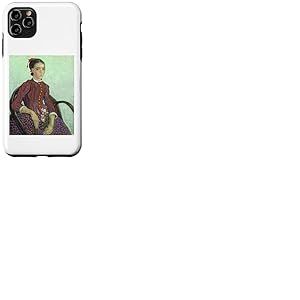 Tableau La Mousmé assis dans une chaise en canne de Vincent Van Gogh Coque pour iPhone 11 Pro Max