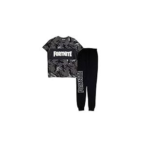 Fortnite Emotes Camo Boys Long Pyjamas Set Schwarz 8-9 Jahre | PS4 PS5 Xbox Gamer Geschenke, Schuljungen PJs, Kinderkleidung, Kinder Geburtstagsgeschenkidee