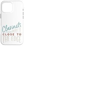 Clarinette Humoristique Musicien Clarinette Coque pour iPhone 16 Pro Max