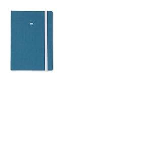 Letts of London Raw Agenda semainier 2025 Bleu sarcelle Format A5