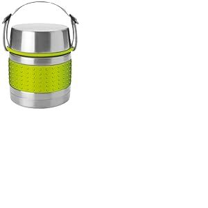 VoltShine Thermos isotherme en acier inoxydable, 1 litre de capacité, design résistant, idéal pour maintenir la température des liquides