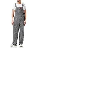 Dickies Hickory Bib Overall, Salopette Homme, Multicolore (Hickory Stri), Taille unique 36/L32 (Taille fabricant: 36/32)