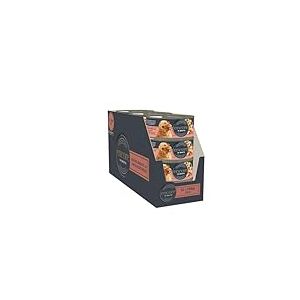 Encore Alimentation Humide Premium pour Chiens 100% Naturelle, Peches de Poulet avec Jambon et Légumes en Bouillon - Lot de 12 boîtes de 156 g