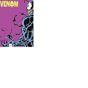 Komar Marvel Venom Colourful Stare Tableau mural - Dimensions : 50 x 70 cm - Poster pour chambre d'enfant - Roulé sans cadre - Rose