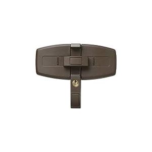 ABUS Verrou Suppl&eacute;mentaire pour Fen&ecirc;tres DFS95 AL0145 - S&eacute;curit&eacute; pour Fen&ecirc;tres &agrave; Double Battant, &agrave; Cl&eacute; &Eacute;gale - Niveau de S&eacute;curit&eacute; 10 - 31720 - Marron