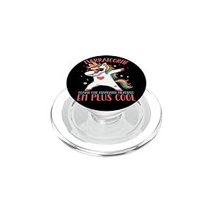 Marraicorne Humour Marraine Licorne Dab Cadeau PopSockets PopGrip pour MagSafe