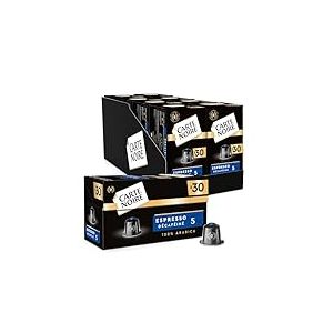 CARTE NOIRE - Capsules Décaféiné N°5 Compatibles Nespresso - Café Arabica - Lot de 30 x 8 Capsules Aluminium - Fabriqué en France (240 capsules)