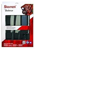 Starrett Lot de 6 couteaux pour barbecue avec manche noir BKK-6B