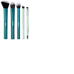 TRUYU Ultimate Brush Collection &ndash; Coffret de 5 pinceaux pour teint, joues, highlighter, fards et sourcils
