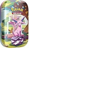 Pok&eacute;mon: Mini-bo&icirc;te &Eacute;carlate et Violet &ndash; &Eacute;volutions Prismatiques &ndash; Mentali du JCC Pok&eacute;mon (2 boosters et 1 pi&egrave;ce)