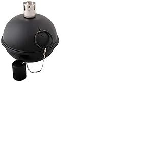 Esschert Design Ff24Z Grand Flambeau culbuteur Acier Noir