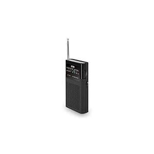 SPC ICY Max - Radio Portable, Taille compacte, Dial Cadran XL, FM/AM, Prise Casque, Clip Pince, Design Classique et élégant.