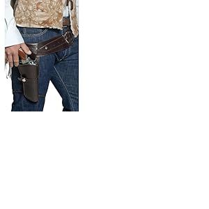 Smiffys Authentiques holster et ceinture de western, holster simple