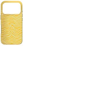 Jaune | Jaune Clair et Jaune Vif Motif Minimaliste Coque pour iPhone 17 Pro
