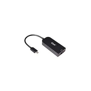 Club 3D CAC-1520 Adaptateur USB 3.2 Type C vers 2 5 Gigabit Ethernet St./BU Noir
