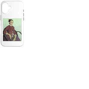 Tableau La Mousmé assis dans une chaise en canne de Vincent Van Gogh Coque pour iPhone 16