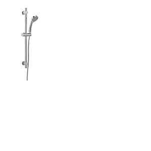 Croydex Set de Douche 3 Jets avec douchette/Flexible/Colonne de Douche Chrome