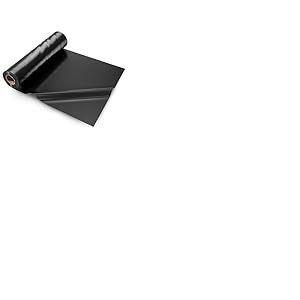 VEVOR Bâche en plastique très résistante, 0,25 mm épaisseur, rouleau de bâche en polyéthylène épais, 6,96 x 30,48 m, bâche protection peinture, pour pare-vapeur de vide sanitaire, multi-usages, noir
