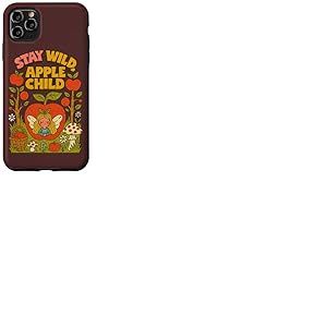 Stay Wild Pomme Enfant Automne Orchard Harvest Core Esthétique Coque pour iPhone 11 Pro Max