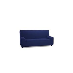 ECOMMERC3 | Housse de canap&eacute; &eacute;lastique et Extra Douce pour canap&eacute; 3 Places 170 &agrave; 215 cm - Housse de canap&eacute; r&eacute;glable, Couleur Bleu Marine - 100% fabriqu&eacute;e en Espagne