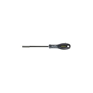 Stanley 1-65-490 Tournevis Porte-Embouts 125 Mm - Gamme FatMax - Fabriqués En France - Lame En Acier - Sablage De L'Empreinte - Poignée Soft Grip - Liaison Quasi Incassable - Anticorrosion