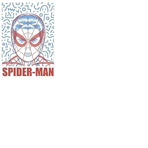 Komar Tableau mural Marvel Spider-Man Face - Taille 50 x 70 cm - Décoration murale pour chambre d'enfant