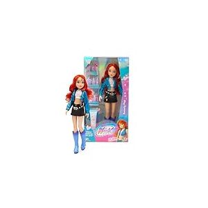 Winx Club Beauty Pop Doll Bloom with Fashion Concert Outfit & Glitter Gel - Poup&eacute;e de f&eacute;e enti&egrave;rement articul&eacute;e avec Accessoires de beaut&eacute; - Jouet Officiel pour Filles - &Acirc;ge 4+
