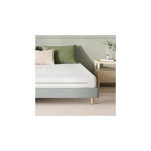 Novilla Matelas 90x200, Matelas en Mousse en Matériau Bambou, Épaisseur 16cm, Certifié Sûr et Fiable Par CertiPUR-US et OEKO-TEX, Démontable et Lavable, Tissu Doux Pour La Peau, Soutien Confortable