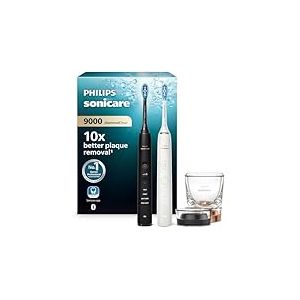 Philips Toothbrush HX9914 57 Sonicare DiamondClean 9000 2nd handle black Schwarz and white (HX9914/57)