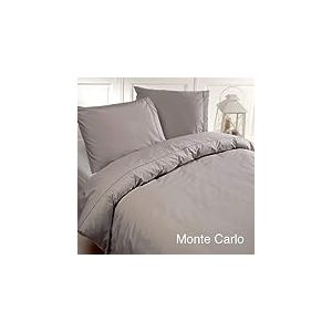 Papillon Deluxe+ Monte Carlo Housse de Couette Coton Gris 200 x 200/220 cm