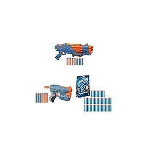 Lot Nerf Elite 2.0, Ranger PD-5, Volt SD-1 et 50 flechettes Nerf officielle, jouets sportifs, à partir de 8 ans