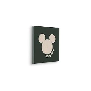 Komar Image sur châssis - Stamp Disney Mickey Mouse - Dimensions : 40 x 40 cm - Chambre d'enfant, décoration murale