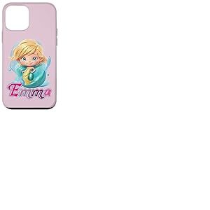 Petites sirènes avec le nom Emma Coque pour iPhone 12 mini