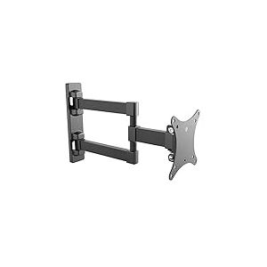 RICOO Support Murale Moniteur Orientable S7711 Inclinable Universel 13-27" (33-69cm) Fix ation Mural Moniteur LED/LCD/Incurv&eacute;e VESA 100 x 100 Noir