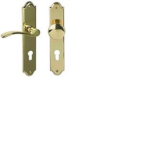 Alpertec lori-lS de porte en laiton poli pour wohnungseingangst&uuml;ren pZ dIN gauche, 32760073 de r la marque haeusler-shop poign&eacute;e de porte