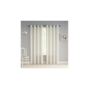Taisier Home Lot de 2 Rideaux texturés en Lin imprimé Feuille d'argent avec Motif géométrique à Pois pour Chambre d'enfant, Chambre de Jouets, Isolation Thermique, Rideaux de fenêtre de 183 cm de